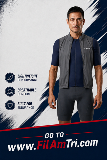 Dark Blue/Dark Gray Cycling Vest (2026 collection)